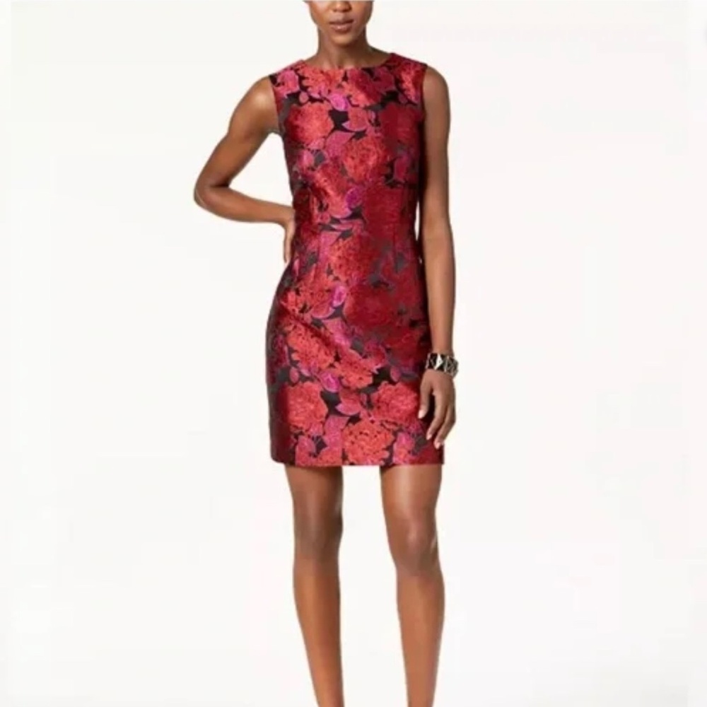Betsey Johnson Floral Jacquard Dress